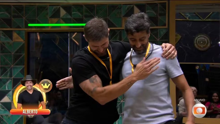 Quem ganhou a Prova do Líder do BBB 26? Alberto Cowboy e Jonas Sulzbach vencem a 8ª disputa