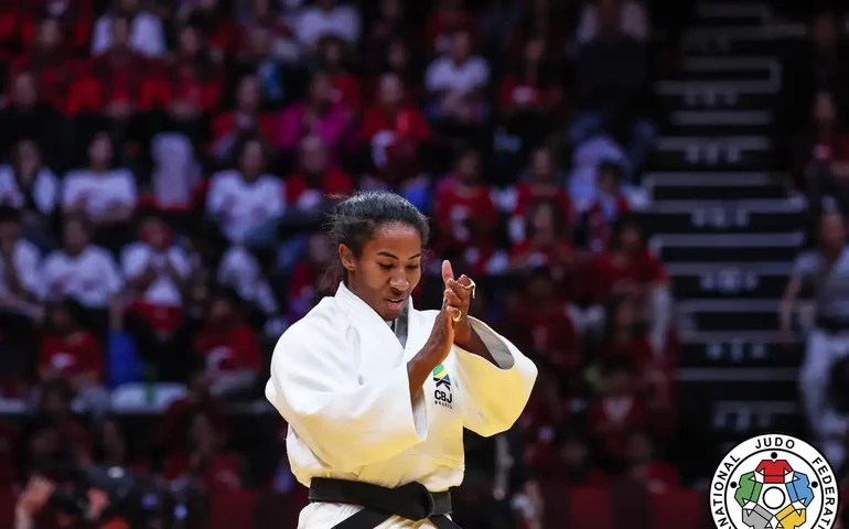 Ketleyn Quadros deixa escapar o bronze e fica em 5º lugar no Grand Slam de Tashkent de judô