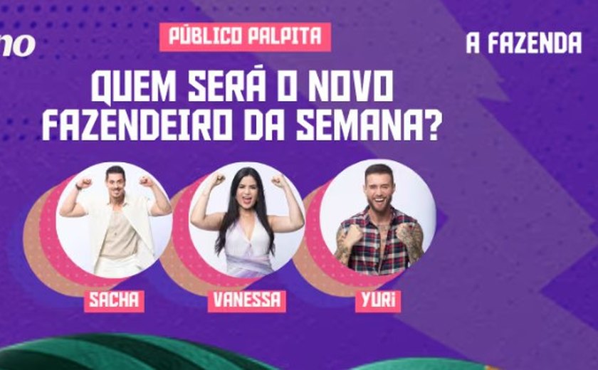 'A Fazenda': Sacha Bali, Vanessa Carvalho e Yuri Bonotto disputam a Prova do Fazendeiro