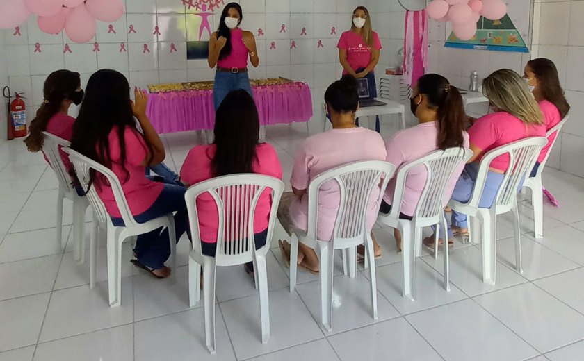 Outubro Rosa é tema de evento na Unidade de Internação Feminina