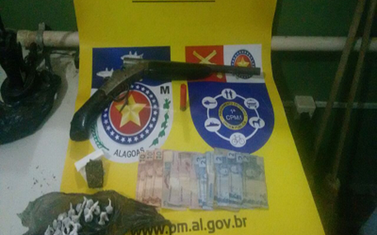 Policia Militar apreende arma de fogo em Boca da Mata