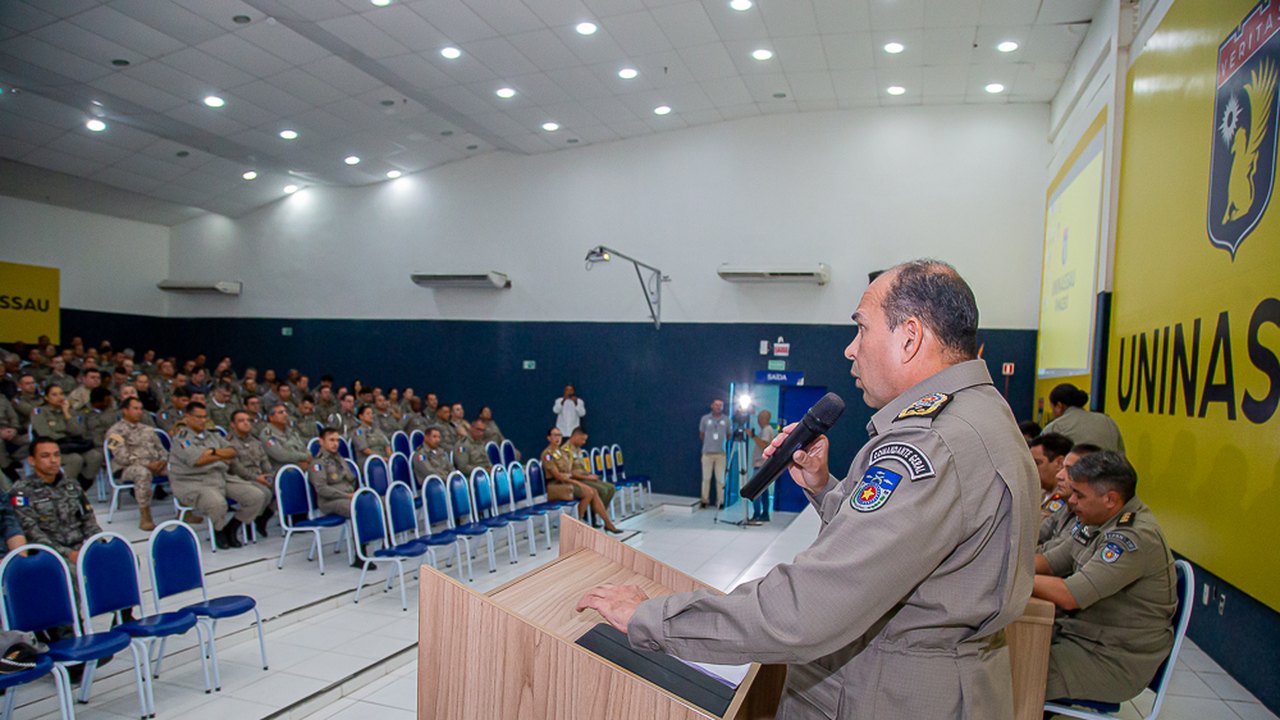 PM promove encontro com oficiais para planejar policiamento nas eleições municipais de 2024