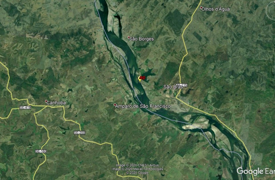 mapa tremor de terra