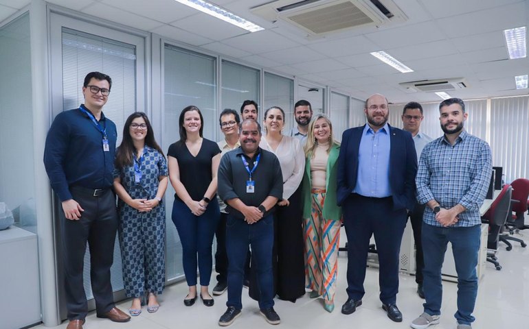 Sefaz recebe equipe da Secretaria da Economia do Estado de Goiás para visita técnica