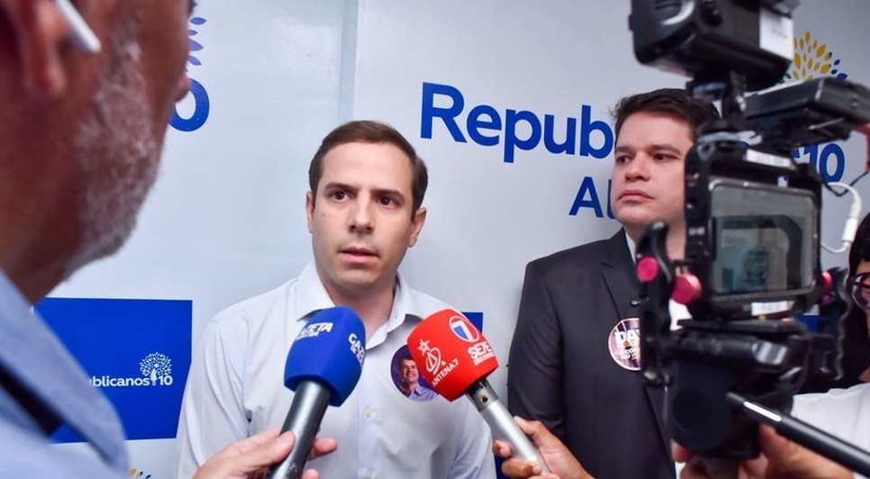 Arthur Albuquerque e Davi Davino Filho. / Foto: Assessoria.