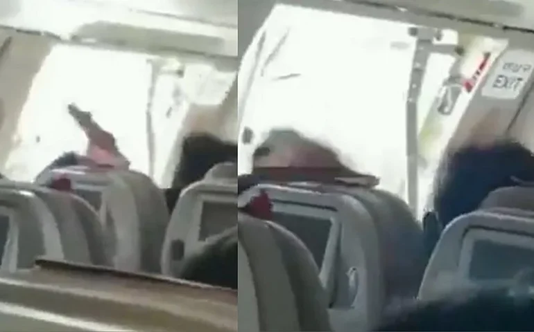 Avião voa de 'porta aberta' e faz pouso de emergência nos EUA; vídeo mostra momento