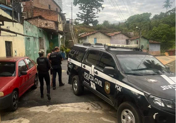homem é preso ﻿suspeito de roubo e exploração de menores em Alagoas