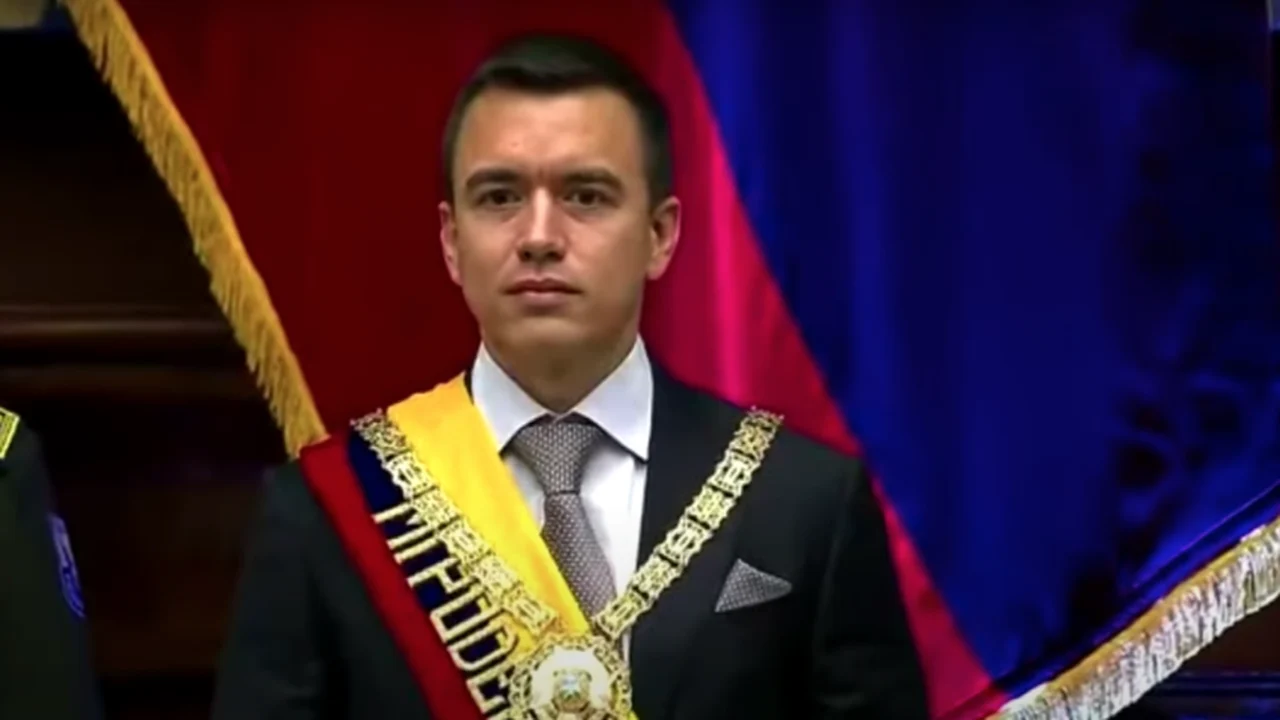 Vice-presidente do Equador apresenta denúncia contra presidente Daniel Noboa por violência política de gênero