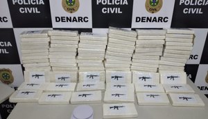 Quase 100 kg de cocaína são apreendidos na Zona Norte de Aracaju / Foto: Foto: Polícia Civil/SE