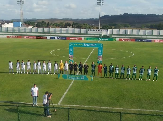 Coruripe perde para o Murici, fora de casa, e segue sem vencer no campeonato