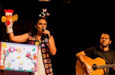 Arapiraquenses levam o espetáculo Contando e Cantando pela 2ª vez consecutiva à Bienal