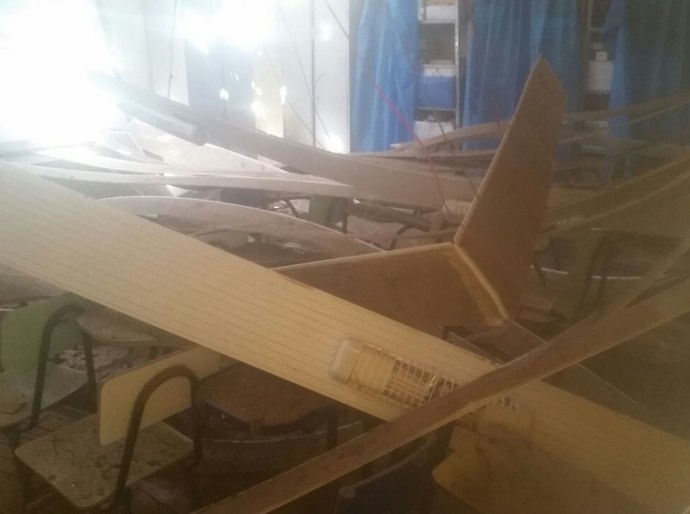 Marechal: secretaria transfere turma de escola após construção desabar sobre sala de aula na Barra Nova