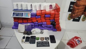 Três pessoas são presas com 20 kg de maconha na Zona de Expansão de Aracaju
