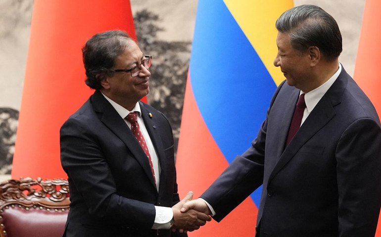 Presidentes da Colômbia e China assinam instrumentos de cooperação