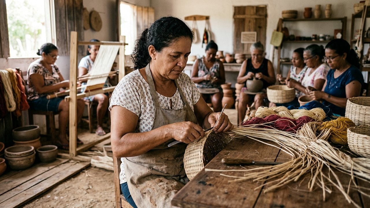 Sancionada lei que incentiva atividade das mulheres artesãs