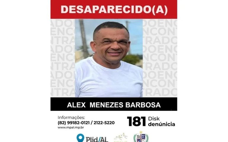 Plid busca por homem desaparecido na Serraria em Maceió