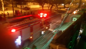 Rede elétrica pega fogo em Nossa Senhora do Socorro / Foto: Foto: Portal A8SE/Reprodução