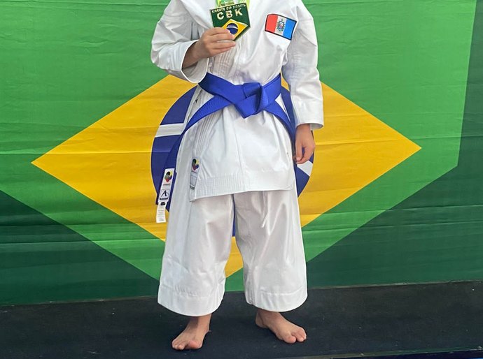 Alagoano estreia com título na elite do karatê nacional