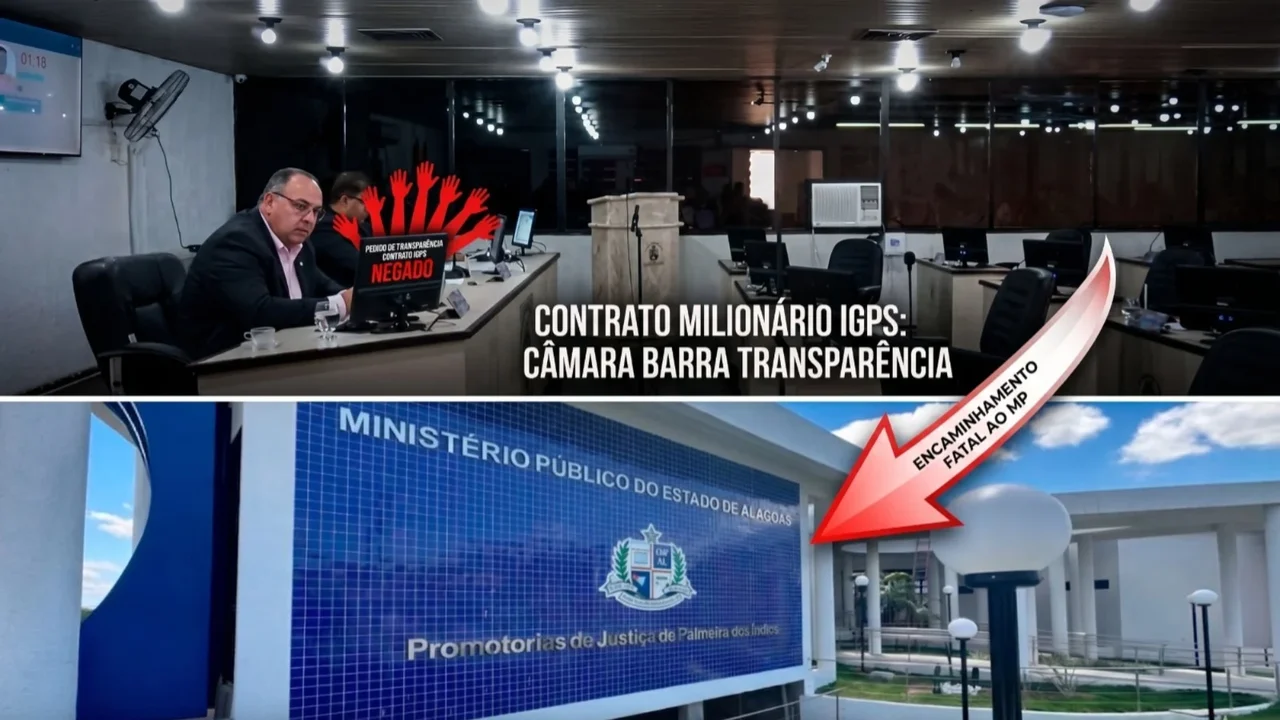 Ao negar transparência, Câmara de Palmeira, empurra caso do IGPS para o Ministério Público