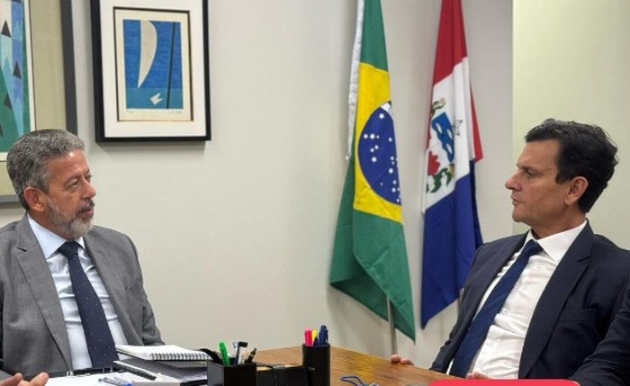 Lira durante encontro com presidente da AMA, Marcelo Beltrão Lira durante encontro com presidente da AMA, Marcelo Beltrão