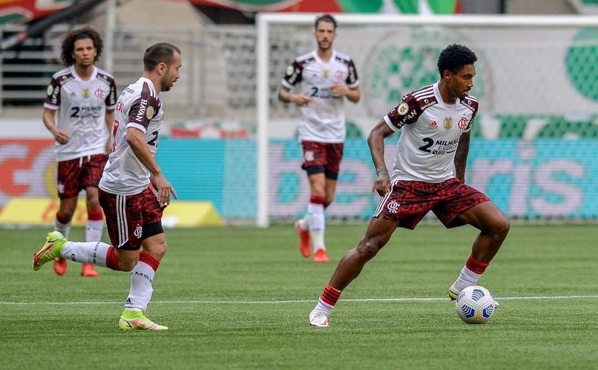 Flamengo vence Palmeiras de virada e se aproxima dos líderes do Brasileirão