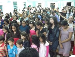 Estudo da palavra durante o feriadão na AD em Girau