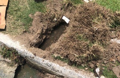Lançamento irregular de efluentes é flagrado em Cruz das Almas