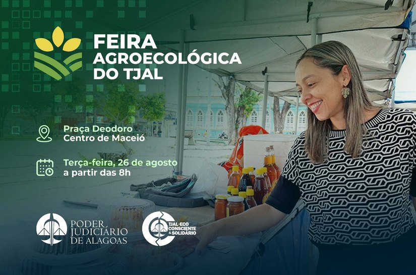 TJAL realiza feira agroecológica com sorteio de mudas nesta terça (26)