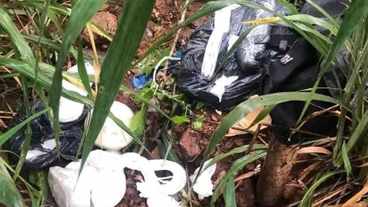 Polícia encontra material explosivo em região de mata próxima a Brasília