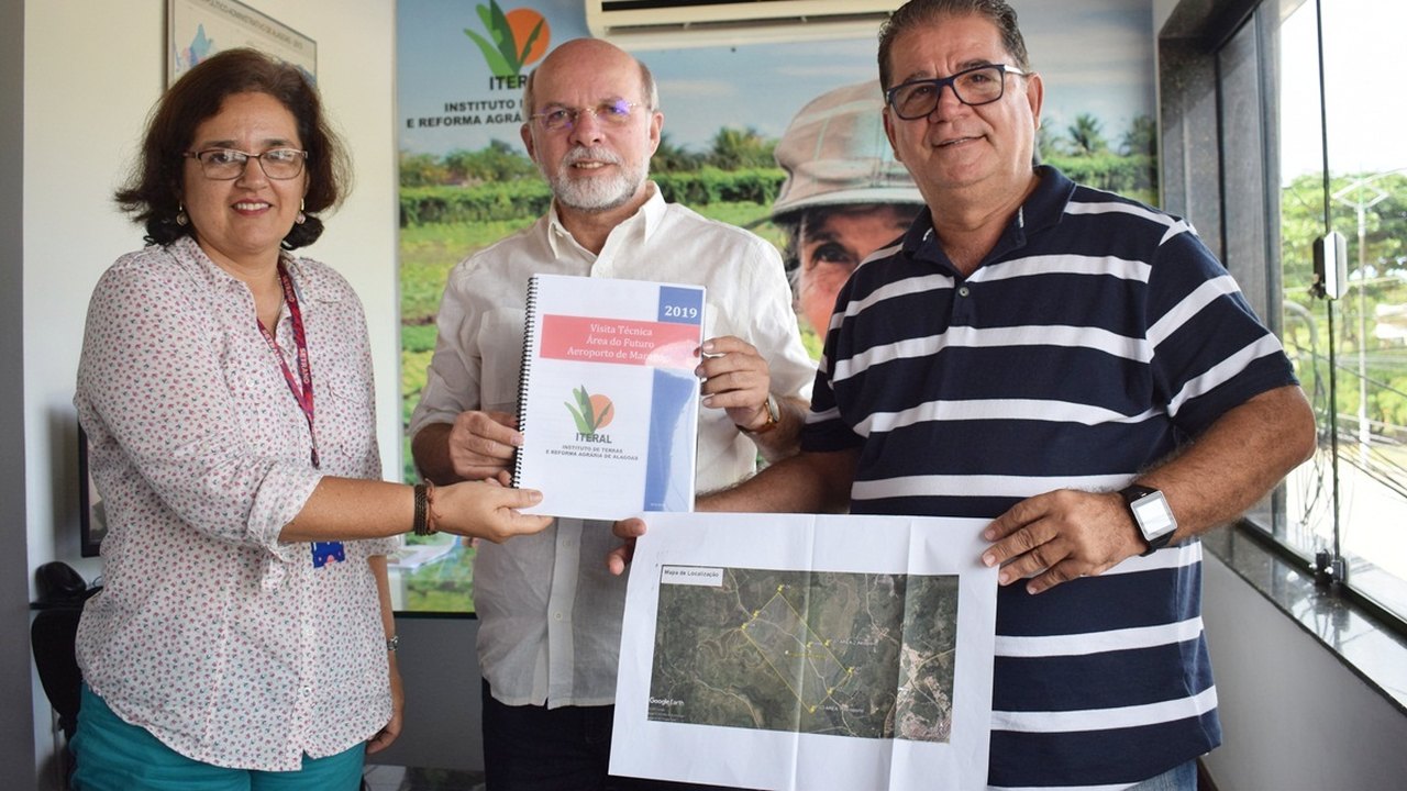 Iteral e Setrand discutem área de estudo para novo aeroporto