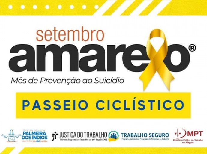 Pedal Amarelo promete movimentar o final de semana em Palmeira dos Índios