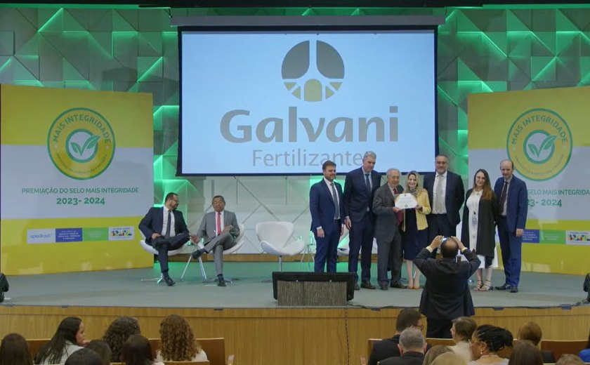 Galvani conquista Selo Mais Integridade do Ministério da Agricultura e Pecuária