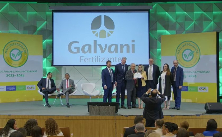 Galvani conquista Selo Mais Integridade do Ministério da Agricultura e Pecuária