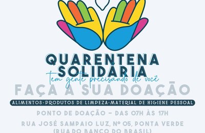 Campanha arrecada donativos para comunidades da capital