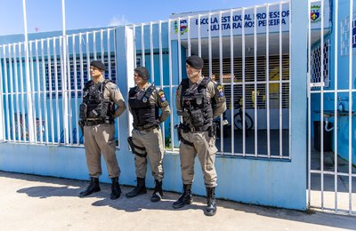 Polícia Militar define esquema de segurança para aplicação da Prova Nacional Docente
