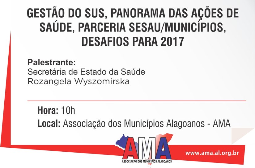AMA e Sesau abrem pauta de 2017 para novos gestores