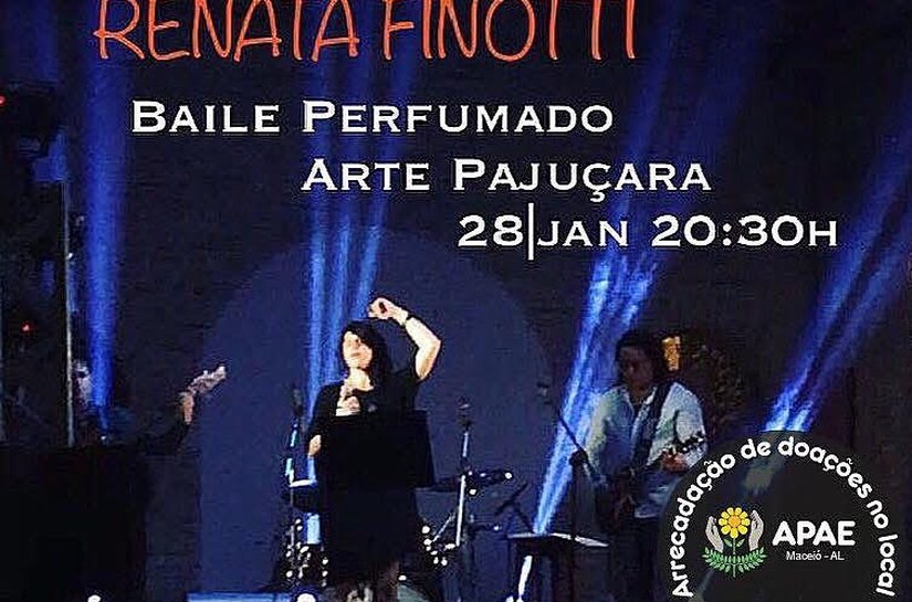 Renata Finotti faz show beneficente para a APAE em Maceió