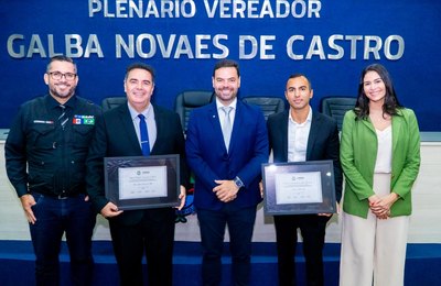 Câmara reconhece serviços prestados a Maceió por Moacir Teófilo e Lívio Lima