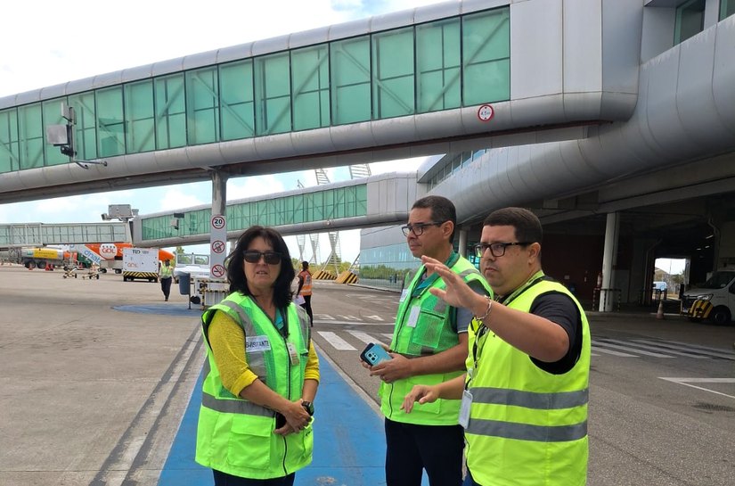 Iplam faz visita técnica ao Aeroporto Internacional Zumbi dos Palmares