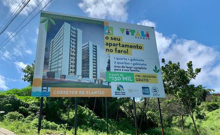 Anúncio do empreendimento questionado na Justiça