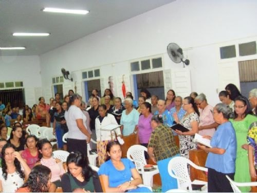 Culto avivado com a participação das senhoras
