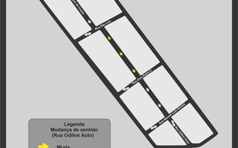 SMTT anuncia mudança no sentido da rua Odilon Auto
