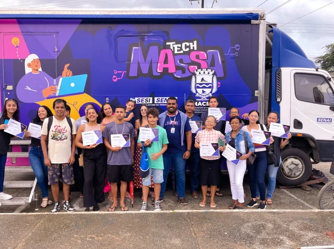 Prefeitura e Senai levam inclusão digital e empreendedorismo aos bairros de Maceió