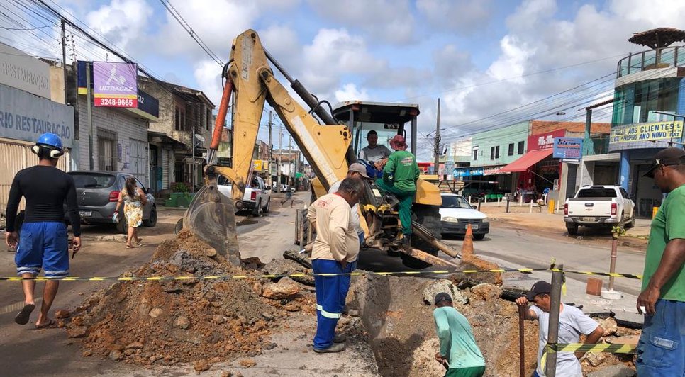 Rede rompida deixa moradores sem água em Aracaju; confira locais afetados