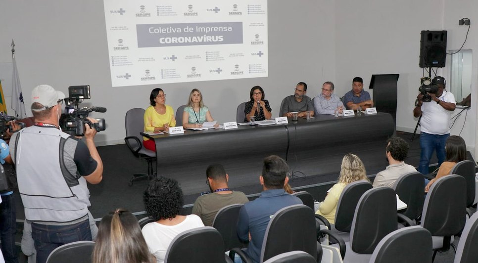 COLETIVA CORONA VÍRUS SERGIPE / Foto: Valter Sobrinho ASCOM SES