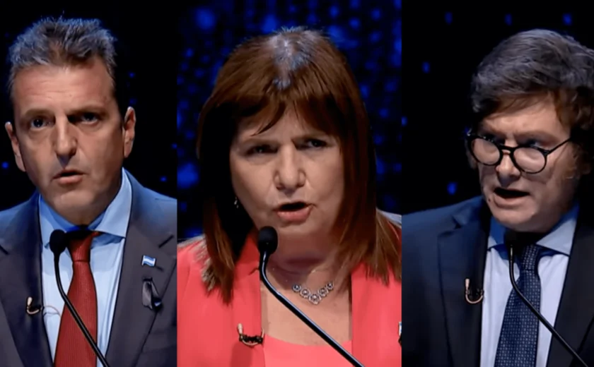 Debate na Argentina: Milei e Bullrich se solidarizam com Israel