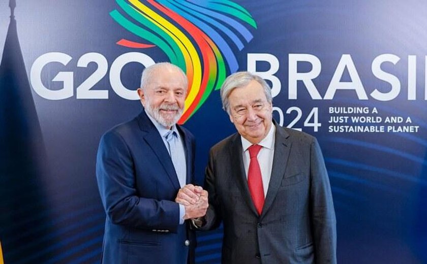 Lula recebe declaração final do G20 Social e se reúne com António Guterres