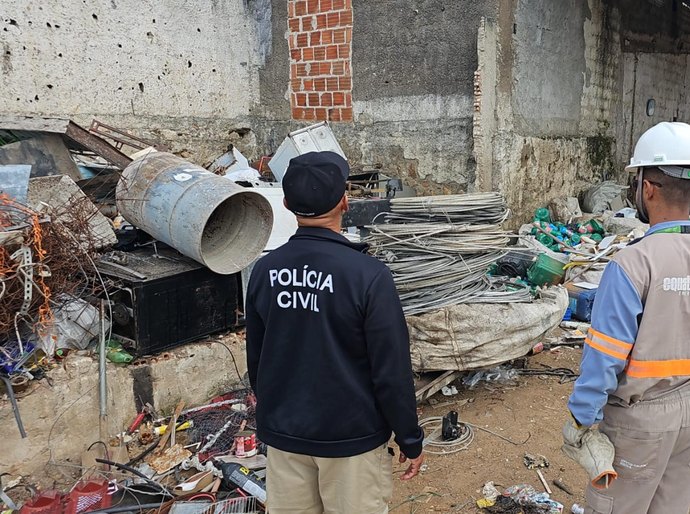 Santana do Ipanema: operação recupera 1 tonelada de materiais furtados da Equatorial