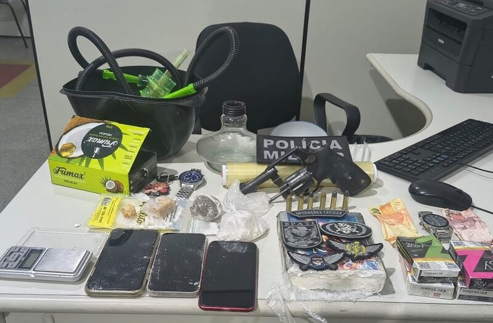 Apreensão de drogas / Foto: PMSE