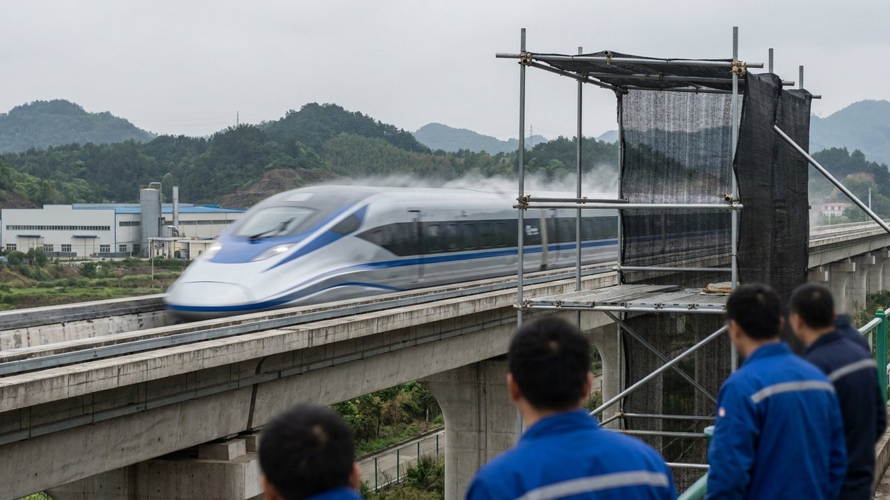 China alcança novo recorde mundial com veículo de levitação magnética